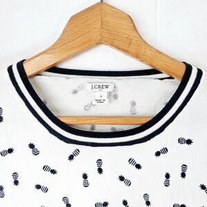 J. Crew Pineapple Sweater | Women’s Small EUC | Cotton‎ Crew Pickleball Tennis